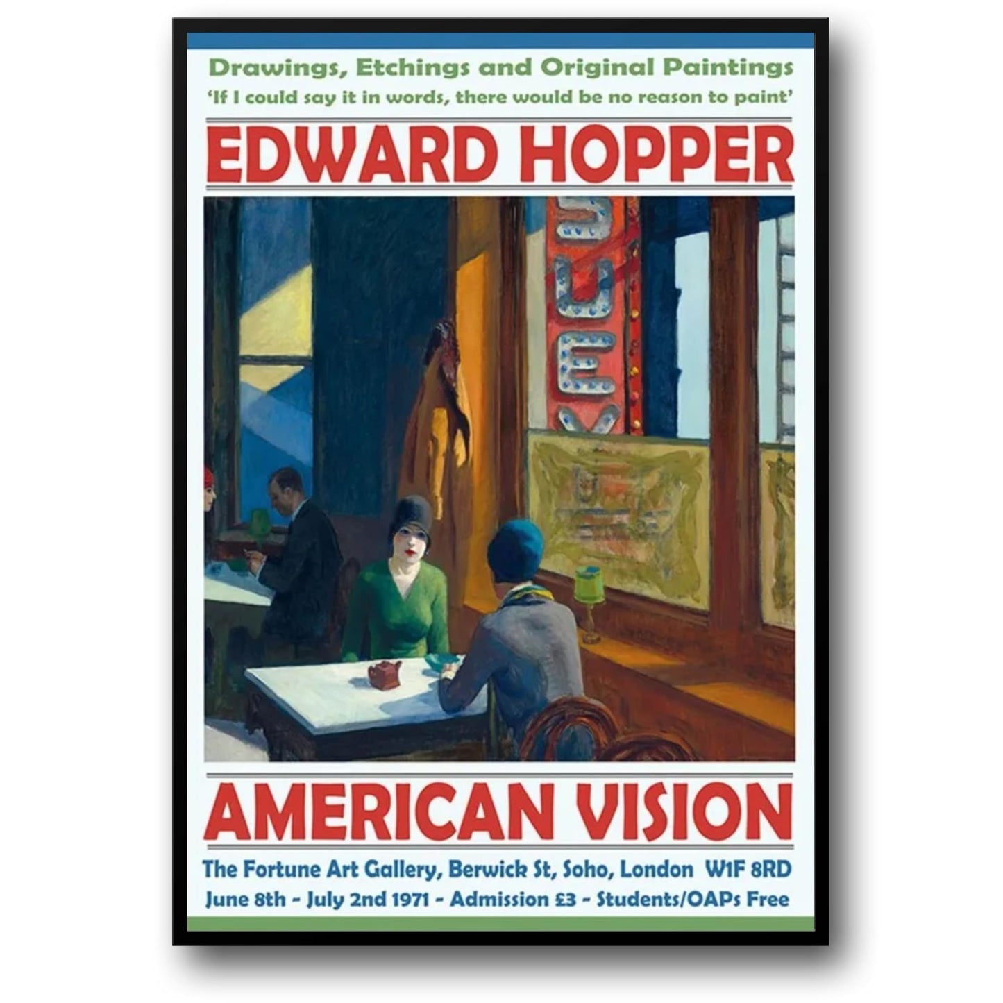 Edward Hopper | Amerikaanse Visie Kunst