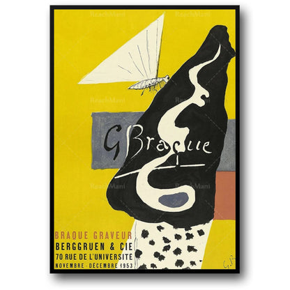 Georges Braque | Graveur 1953 | Französisches Vintage-Kunstwerk
