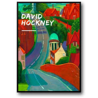 David Hockney | Twisty Road Art | Premium-Druck