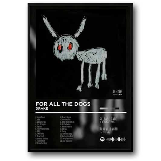 Drake | For All The Dogs | Iconische Rap Kunst