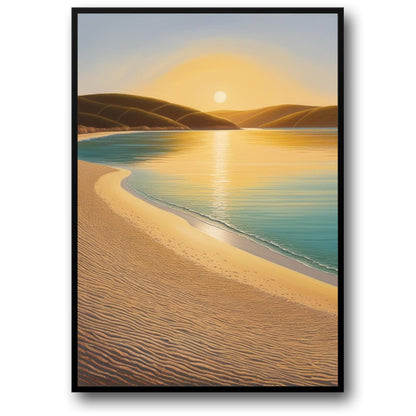 Ruhige Meereslandschaft | Küstenpanorama | Friedlicher Strandblick