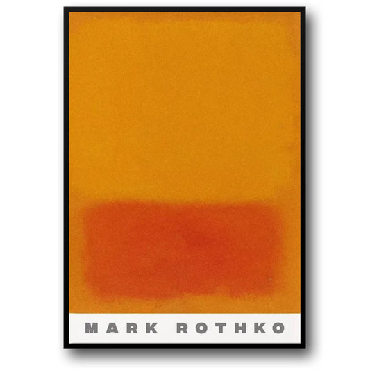 Mark Rothko | Ohne Titel 1968 | Abstrakter, lebendiger Farbblock