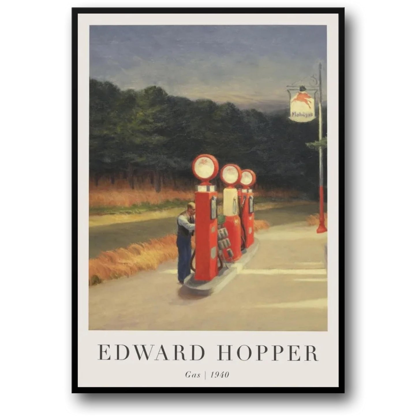 Edward Hopper | Gas | Klassiek Amerikaans Realisme