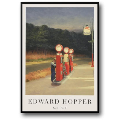 Edward Hopper | Gas | Klassiek Amerikaans Realisme