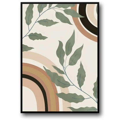 Moderne abstrakte Natur | Erdtöne | Minimalistische Kunst