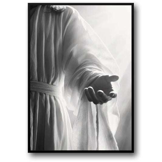Komm zu mir | Inspirierende Jesushand | Matthäus 11,28