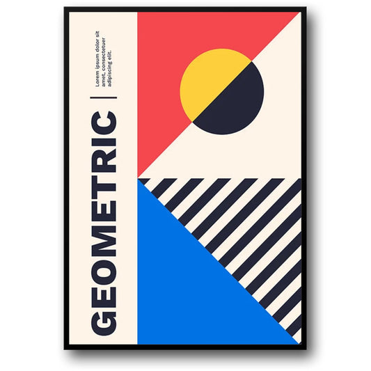 Geometrische Kunst des Bauhauses | Minimalistische Abstraktion