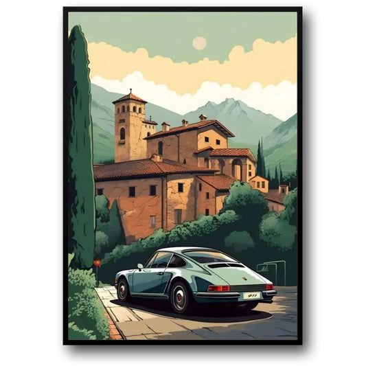 Porsche 911 | Sereniteit in de Schemering | Oud Klooster
