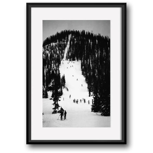Busy Ski Slope | Classic Ski Resort