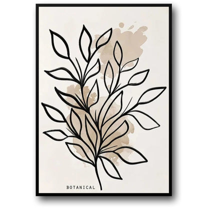 Decorative Poster | Meandering Patterns | Modern Art Print For Home & Garden Decor