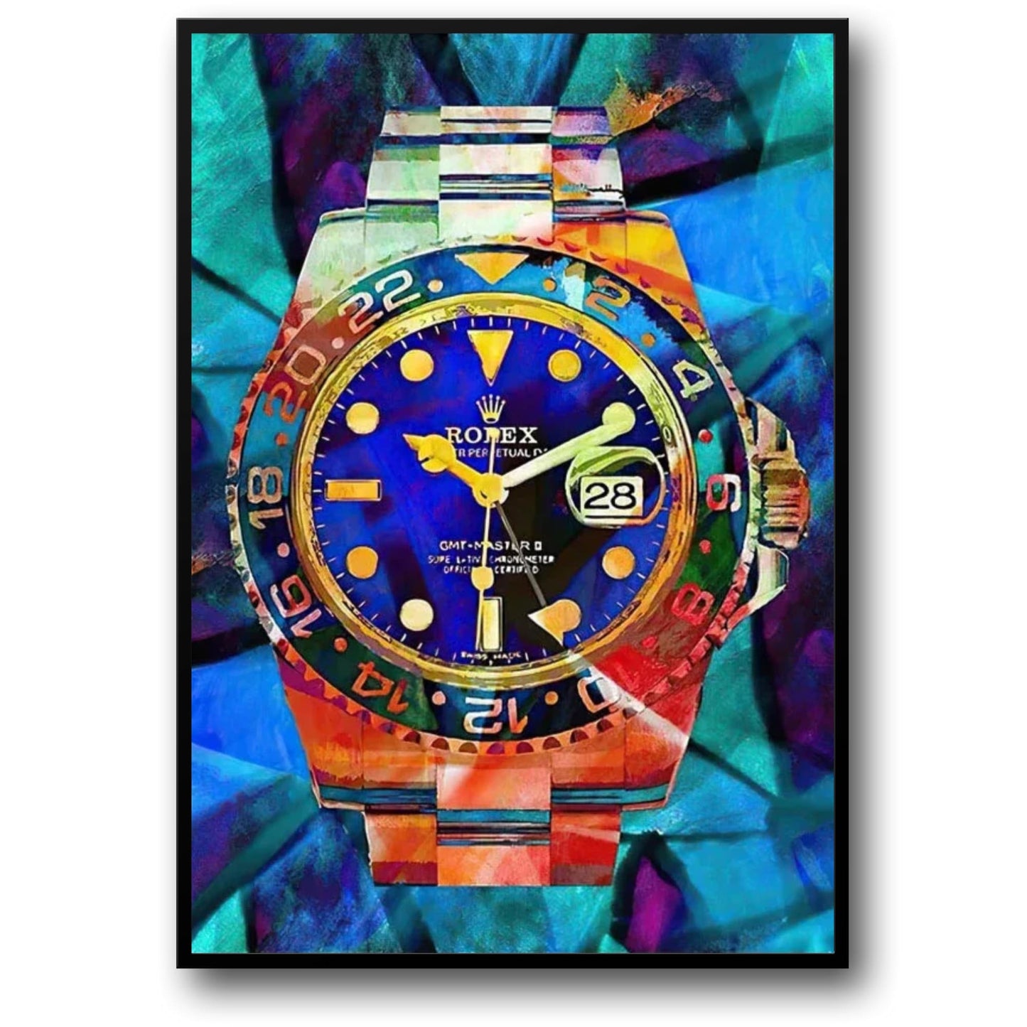 Graffiti Rolex Horloge | Stedelijke Kunst