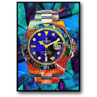 Graffiti-Rolex-Uhr | Urbane Kunst