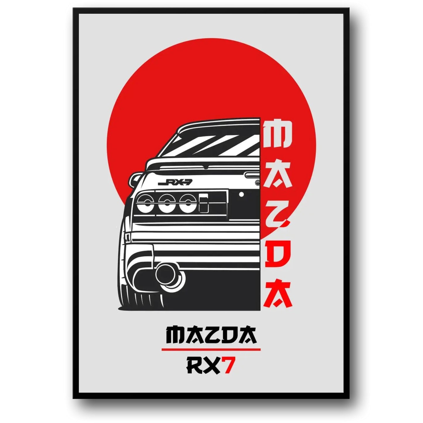 Mazda RX7 | Japanse Sportauto Kunst
