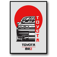 Toyota MR2 | Japanische Oldtimer-Kunst