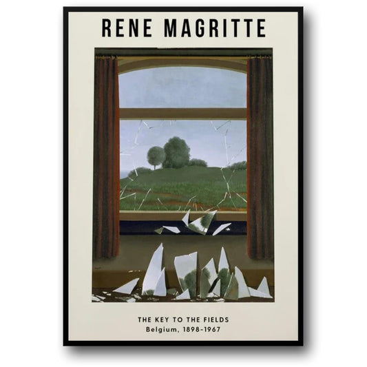 René Magritte De Sleutel tot de Velden | Surrealistische Kunst