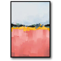 Abstraktes, verdrehtes Terrain | Farbenfrohe moderne Kunst