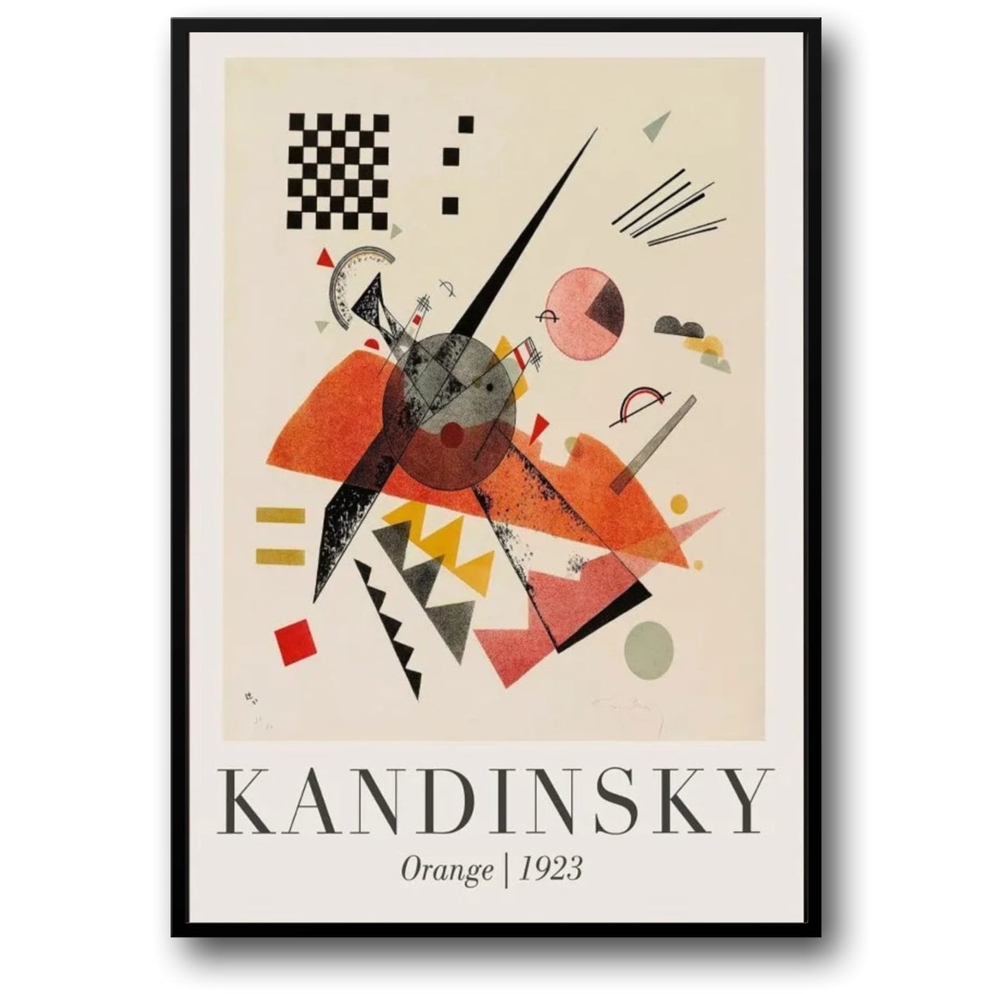 Orange | Wassily Kandinsky | 1923 | Modern Art Exhibition Poster