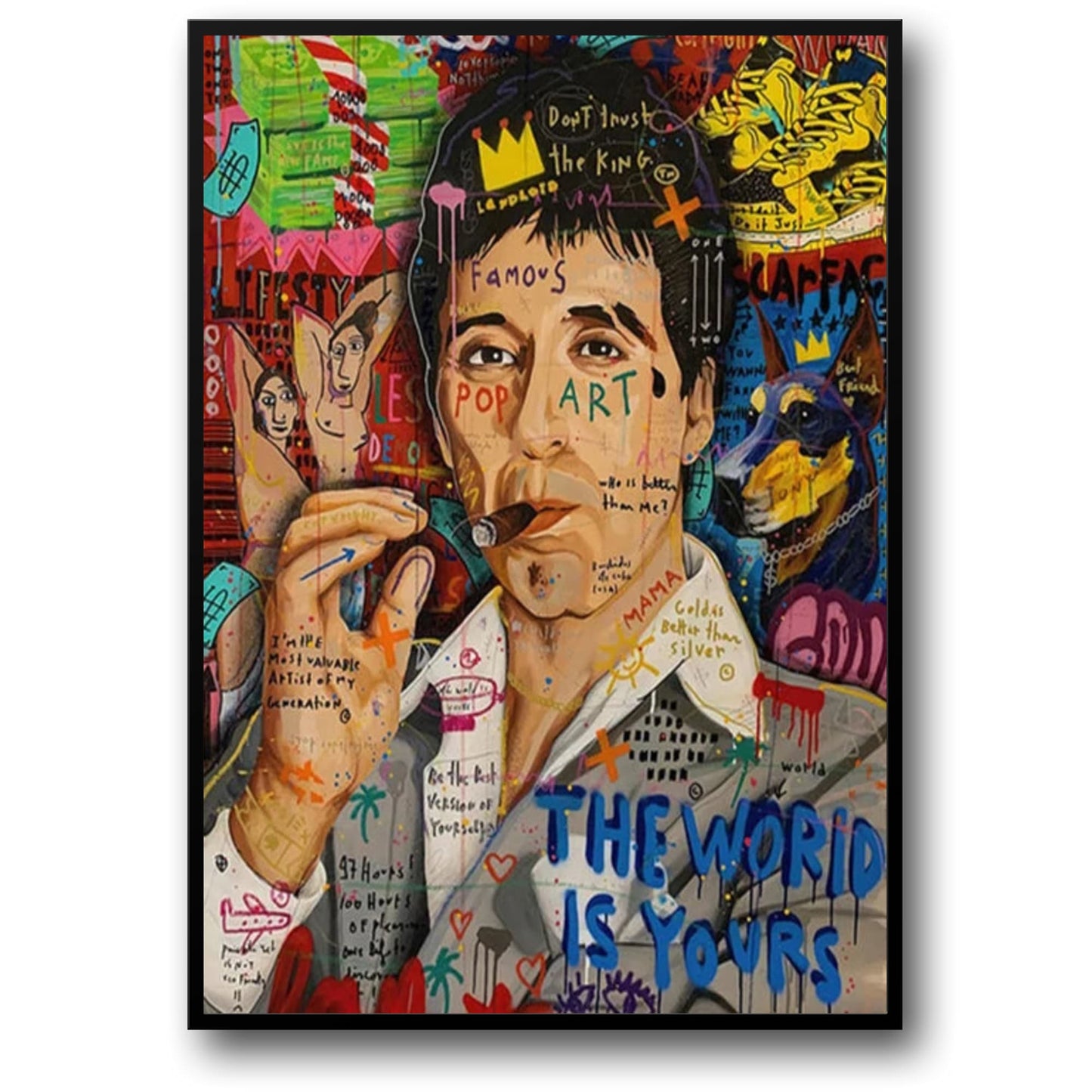 Tony Montana Portrait | Street Pop Graffiti