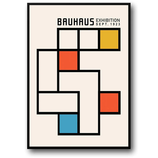 Bauhaus 1923 | Cubisme Tentoonstelling | Abstract Geometrisch Ontwerp
