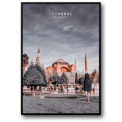 Hagia Sophia Winter Scene | Snow-Covered | Istanbul