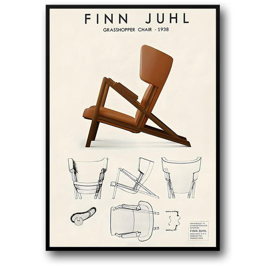 Bauhaus | Finn Juhl Grasshopper Stoel | Mid-Century Modern