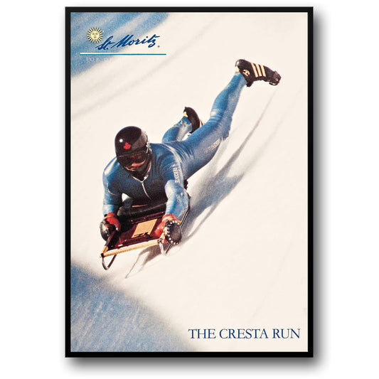 Vintage Ski Paardrijden | Cresta Run St. Moritz
