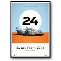 12. und 13. Juni 1971 | 24 Stunden du Mans | Vintage-Rennkunstwerk