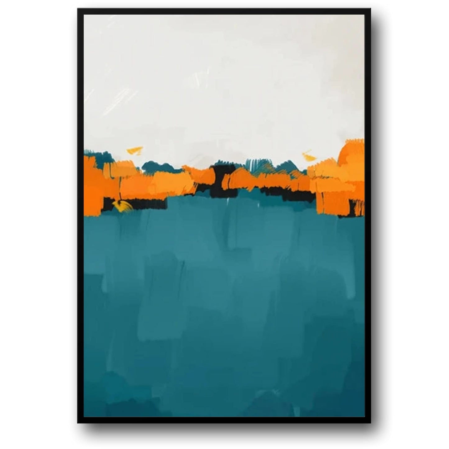 Rhythmen der Farben | Lebendige abstrakte Kunst | Zeitgenössisches Design