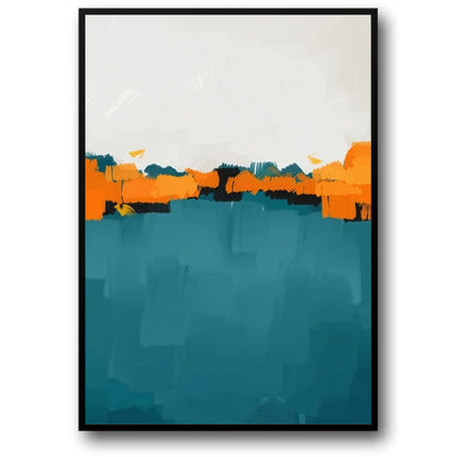Rhythmen der Farben | Lebendige abstrakte Kunst | Zeitgenössisches Design