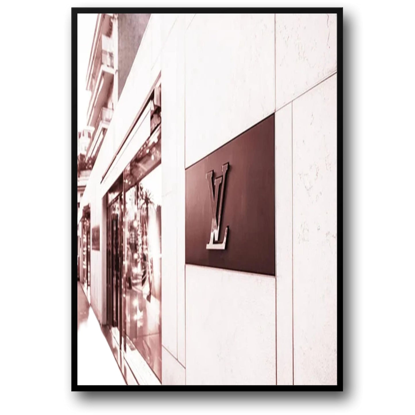 Louis Vuitton Storefront | Luxusmode-Kunst