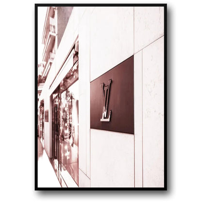 Louis Vuitton Storefront | Luxusmode-Kunst