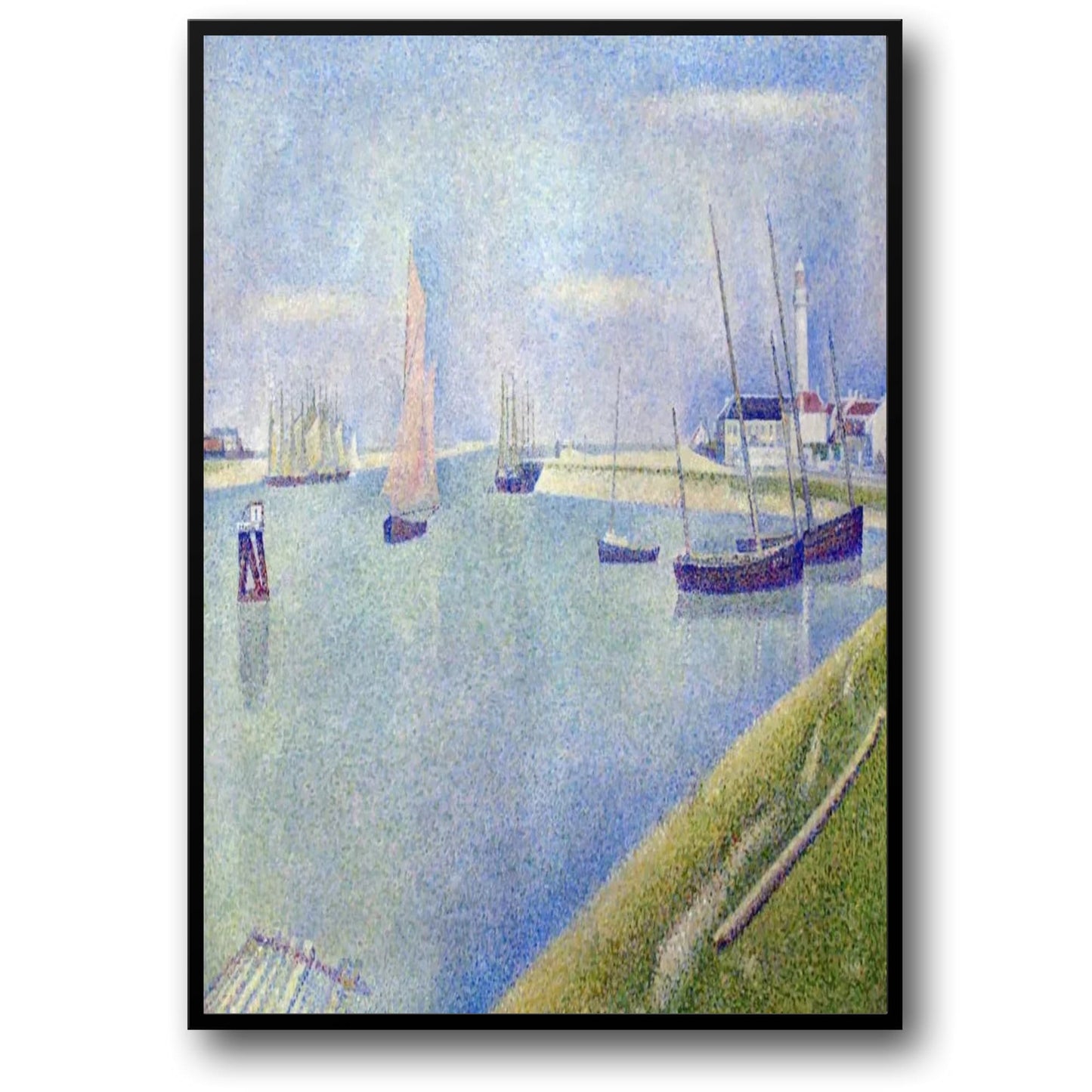 George Seurat | Der Kanal von Gravelines | Impressionistische Kunst