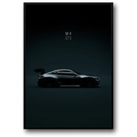 BMW M4 GT3 | Rennwagen-Kunst | Detaillierte Illustration