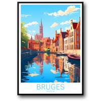 Brügge-Panorama | Stadtbild Belgiens
