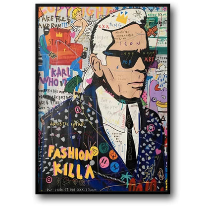 Queen Portrait | Abstract Graffiti | British Street Pop