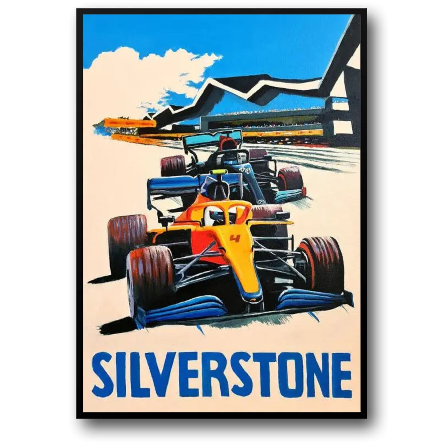 Monza | Formel 1 Racing Legacy Poster | Wand-Kunst-Dekor