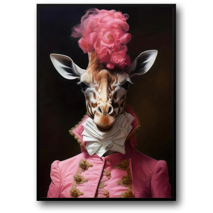 Zirkusgiraffe | Verspielte Tierillustration
