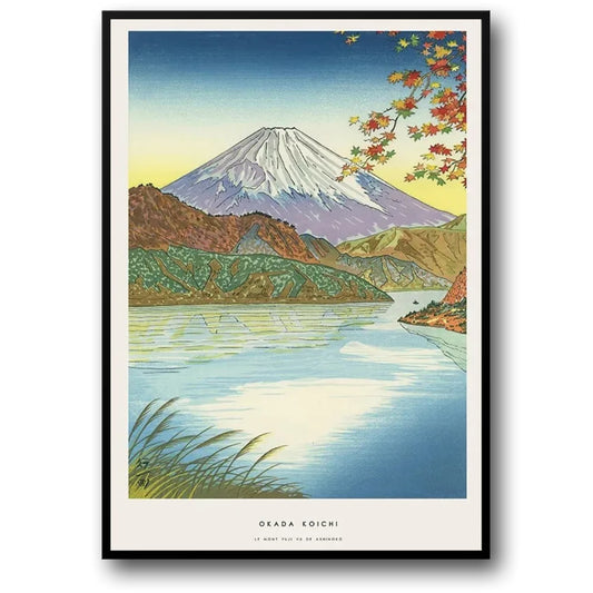Koichi Okada | Poster | Mount Fuji from Akinoho | Ukiyo-e Style Japanese Art Decor