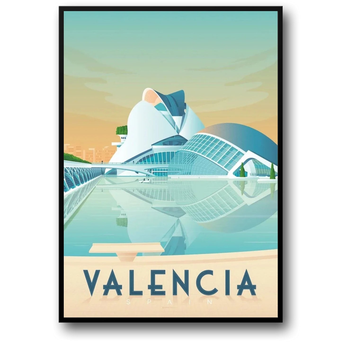 Valencia | Iconisch Schilderachtig Stadslandschap