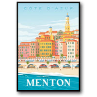 Menton, Frankreich | Malerische Küstenlandschaft