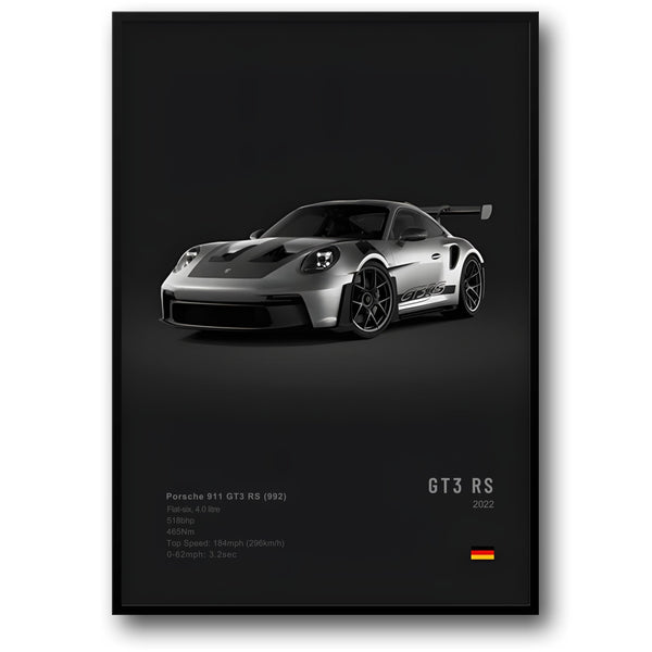 Porsche GT3 RS | Engineering Tribute – Wall Of Art Studio