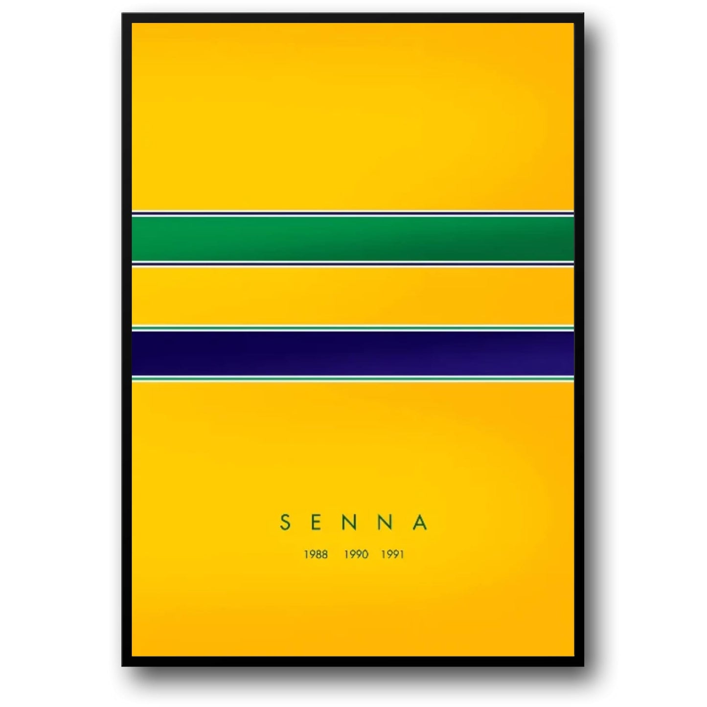 Ayrton Senna F1-Rennfahrer-Poster | Heimdekor-Wandkunst | Wohnzimmer, Schlafzimmer, Café, Eingang