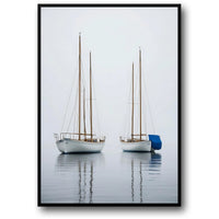 Zwei Fischerboote | Nautische Meereslandschaft