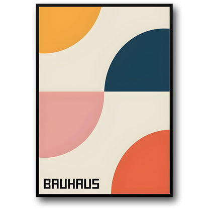 Bauhaus Spectrum | Retro Puls | Levendige Moderne Kunst