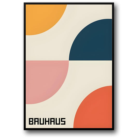Bauhaus Spectrum | Retro Puls | Levendige Moderne Kunst
