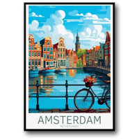 Ikonisches Amsterdam | Sommerliches Stadtbild