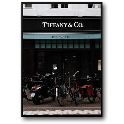 Tiffany & Fietsen | Artistieke Wanddecoratie