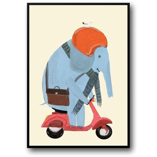 Elefanten-Roller-Pendelstrecke | Verspielte Tierkunst