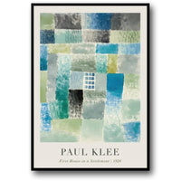 Paul Klee | Erstes Haus in einer Siedlung | Abstrakte Kunst