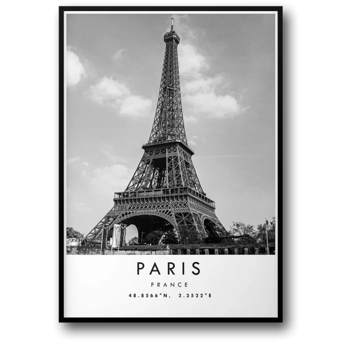 Eiffelturm-Poster | Ikonisches Wahrzeichen von Paris | Fängt den Pariser Charme ein | Wanddekoration in Frankreich